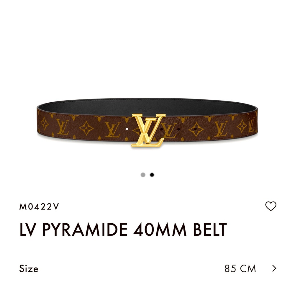 ‼️Men LV PYRAMIDE 40MM BELT‼️